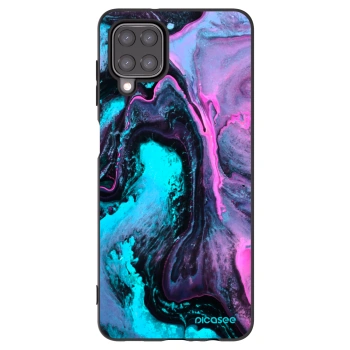 Picasee silikonowe czarne etui na Samsung Galaxy A12 A125F - Lean 2