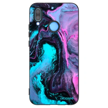 Picasee silikonowe czarne etui na Huawei P20 Lite - Lean 2