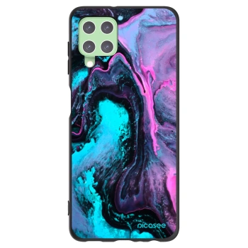 Picasee silikonowe czarne etui na Samsung Galaxy A22 A225F 4G - Lean 2