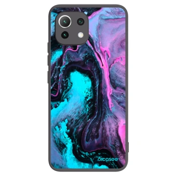 Picasee silikonowe czarne etui na Xiaomi 11 Lite 5G NE - Lean 2