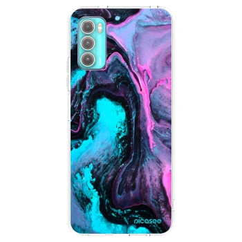 Picasee silikonowe przeźroczyste etui na Motorola Moto G60 - Lean 2