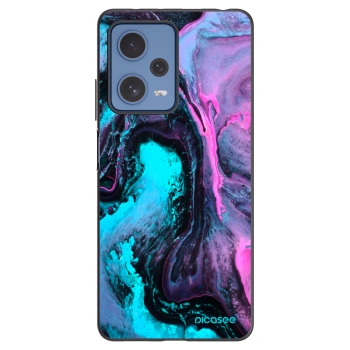 Picasee silikonowe czarne etui na Xiaomi Redmi Note 12 Pro 5G - Lean 2