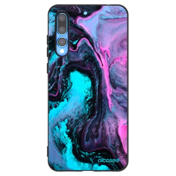 Picasee silikonowe czarne etui na Huawei P20 Pro - Lean 2