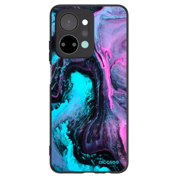 Picasee silikonowe czarne etui na Honor X7a - Lean 2