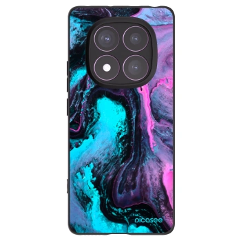 Picasee silikonowe czarne etui na Xiaomi Redmi Note 14 Pro 4G - Lean 2