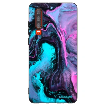 Picasee silikonowe czarne etui na Huawei P30 - Lean 2
