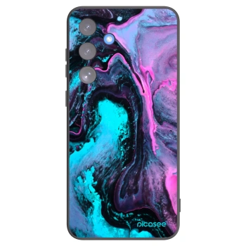 Picasee silikonowe czarne etui na Samsung Galaxy S25 FE 5G - Lean 2
