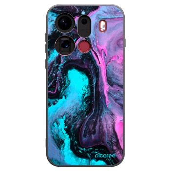 Picasee silikonowe czarne etui na OPPO Find X9 Pro - Lean 2