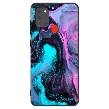 Picasee silikonowe czarne etui na Samsung Galaxy A21s - Lean 2