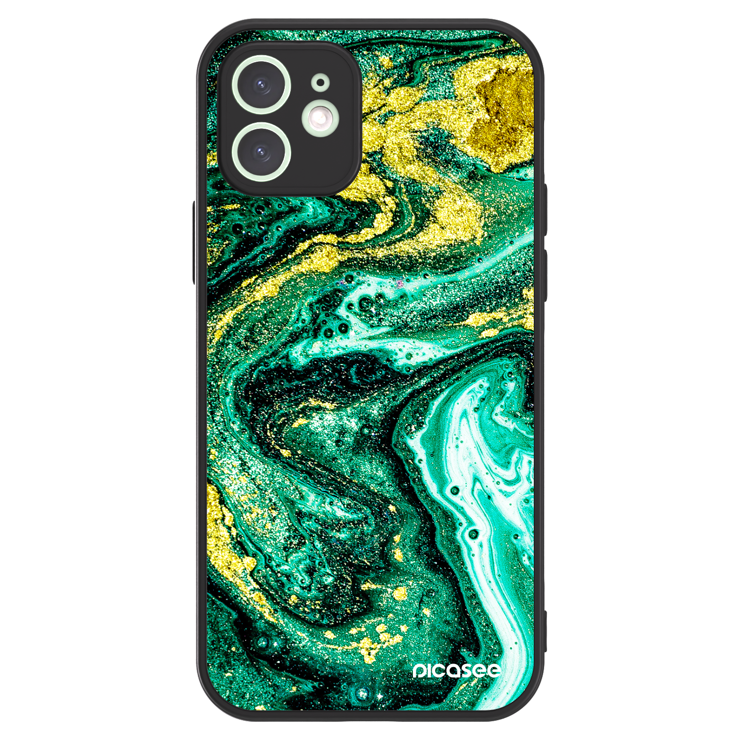 Picasee ULTIMATE CASE na Apple iPhone 12 - Green Gold