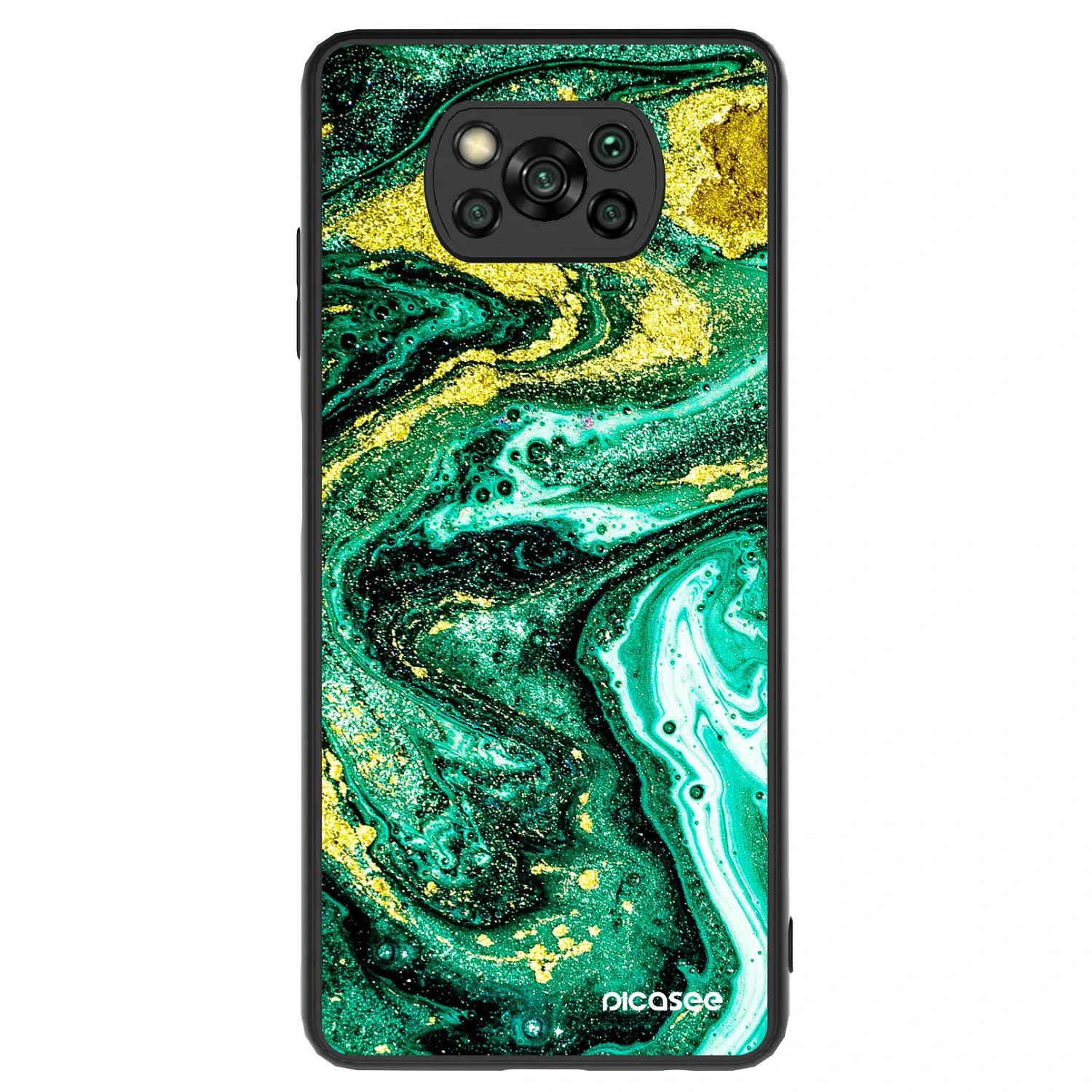 Picasee ULTIMATE CASE na Xiaomi Poco X3 - Green Gold