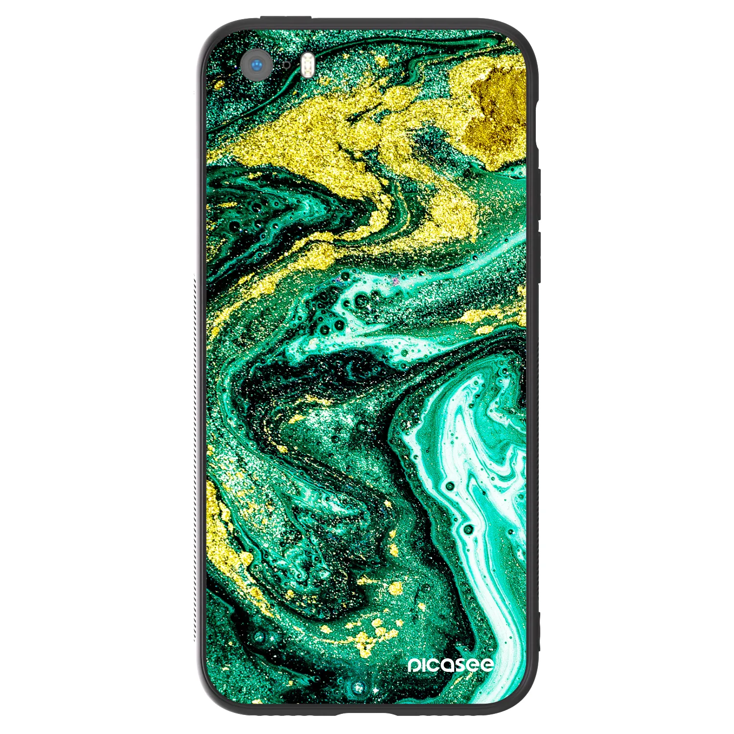 Picasee ULTIMATE CASE na Apple iPhone 5/5S/SE - Green Gold