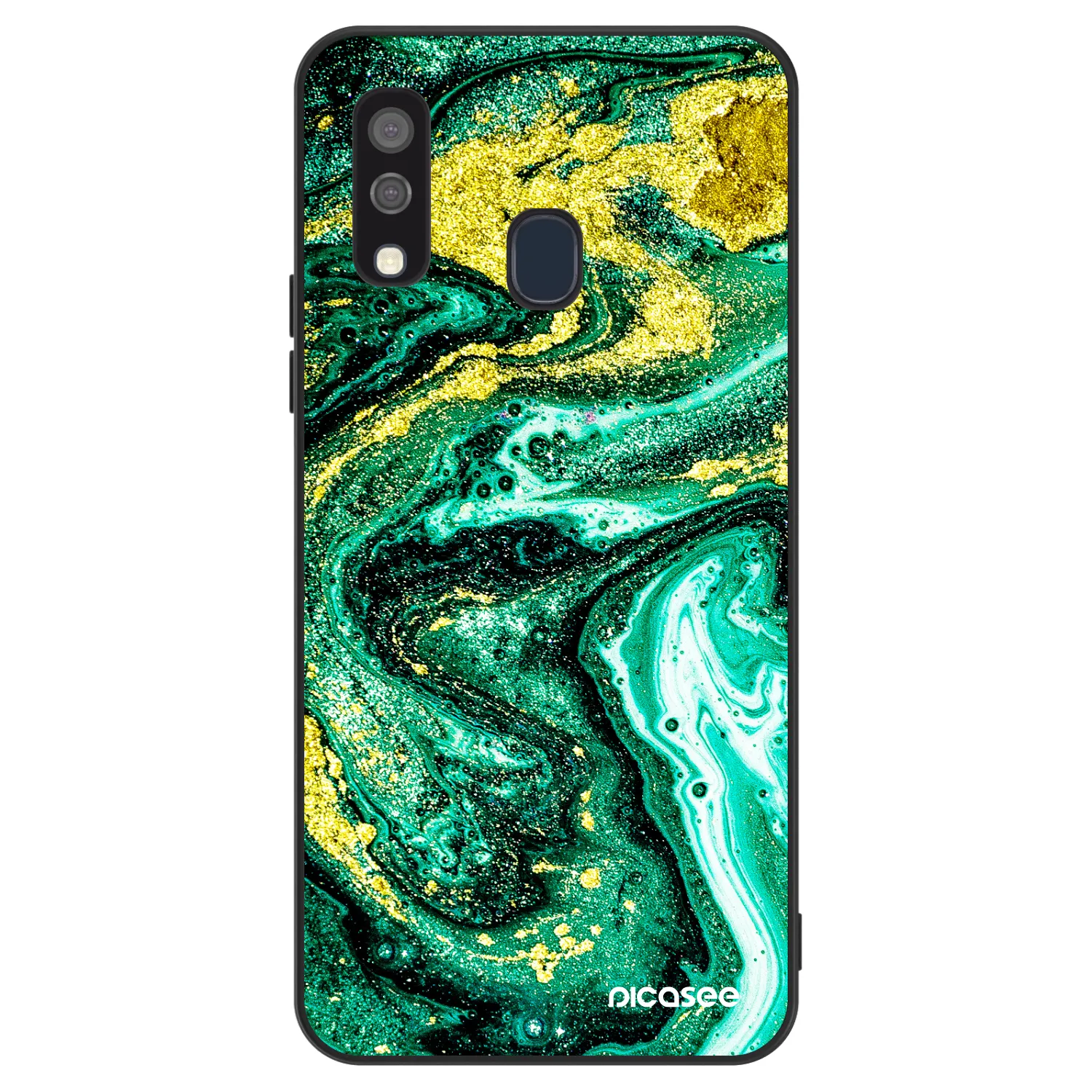 Picasee ULTIMATE CASE na Samsung Galaxy A40 A405F - Green Gold