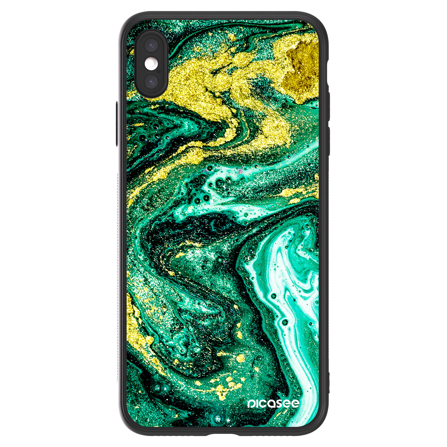 Picasee ULTIMATE CASE na Apple iPhone XS Max - Green Gold