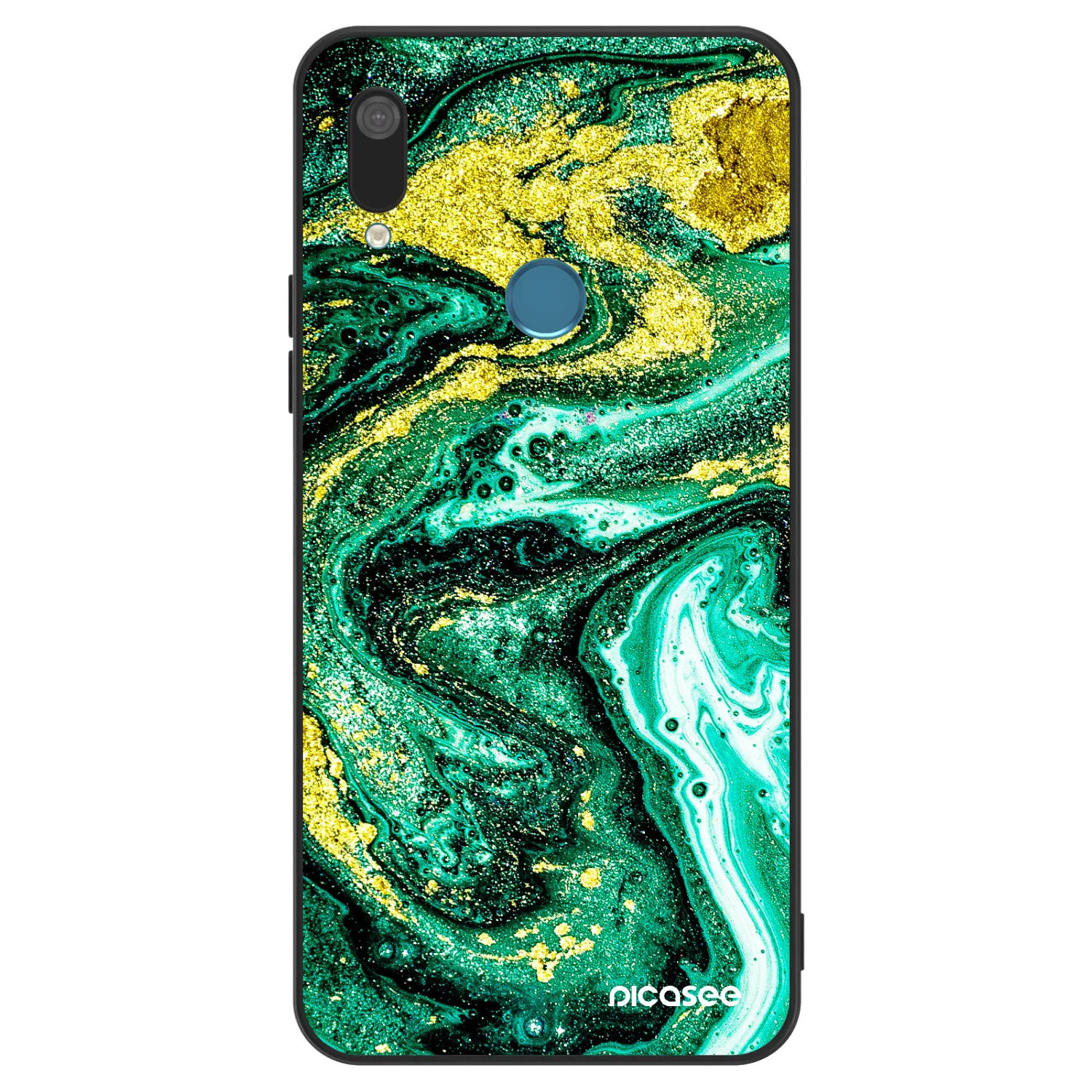 Picasee ULTIMATE CASE na Huawei Y7 2019 - Green Gold