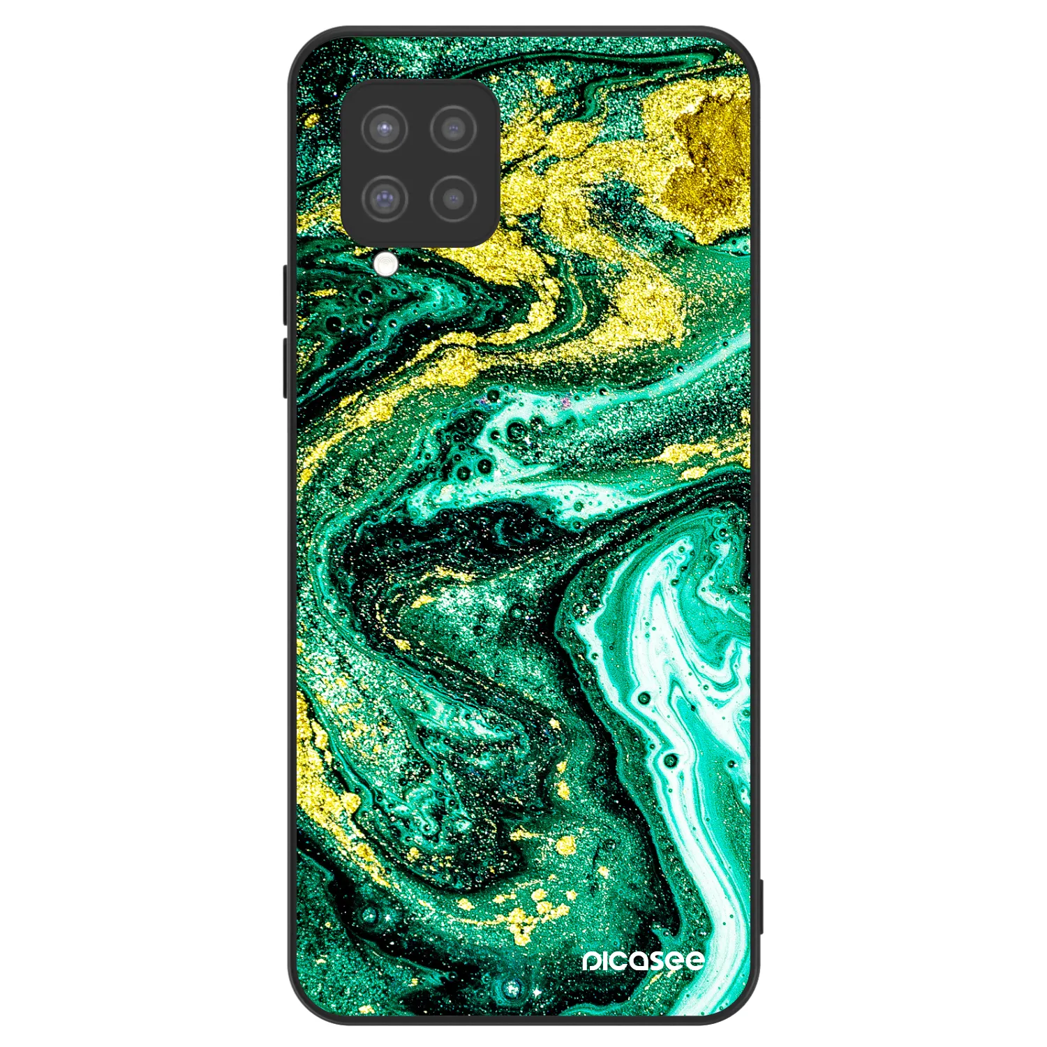 Picasee ULTIMATE CASE na Samsung Galaxy A42 A426B - Green Gold