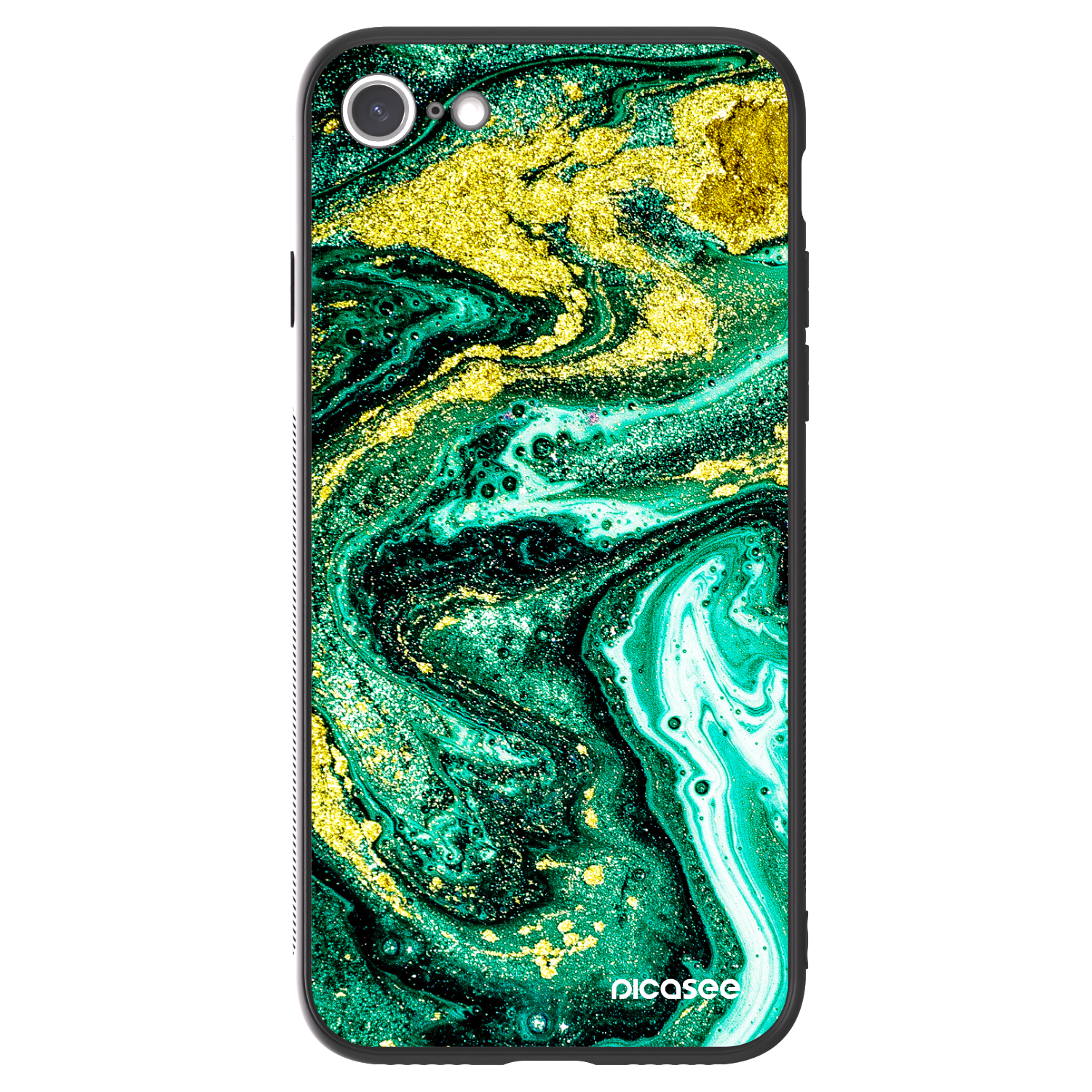 Picasee ULTIMATE CASE na Apple iPhone 8 - Green Gold