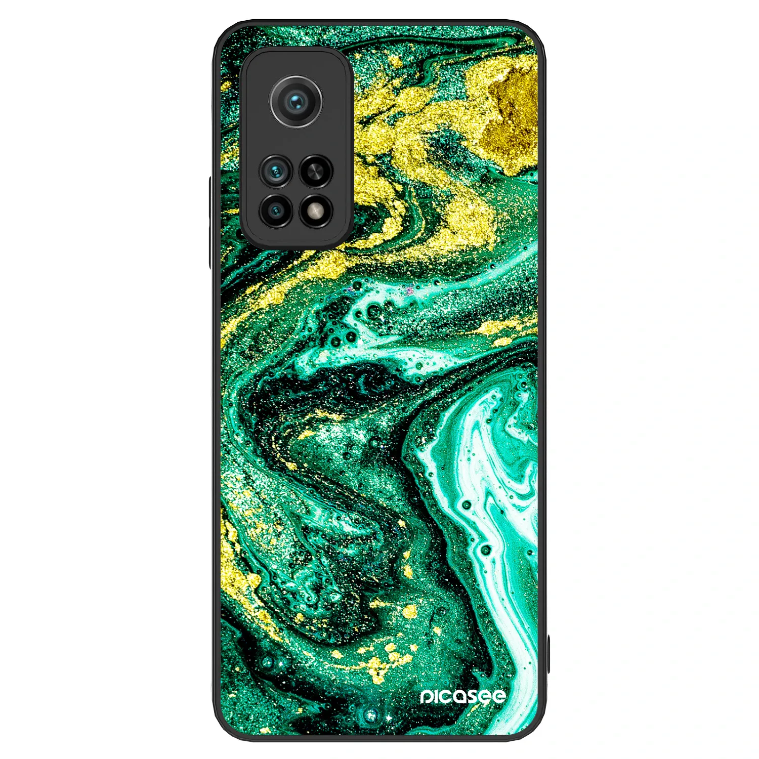 Picasee ULTIMATE CASE na Xiaomi Mi 10T - Green Gold
