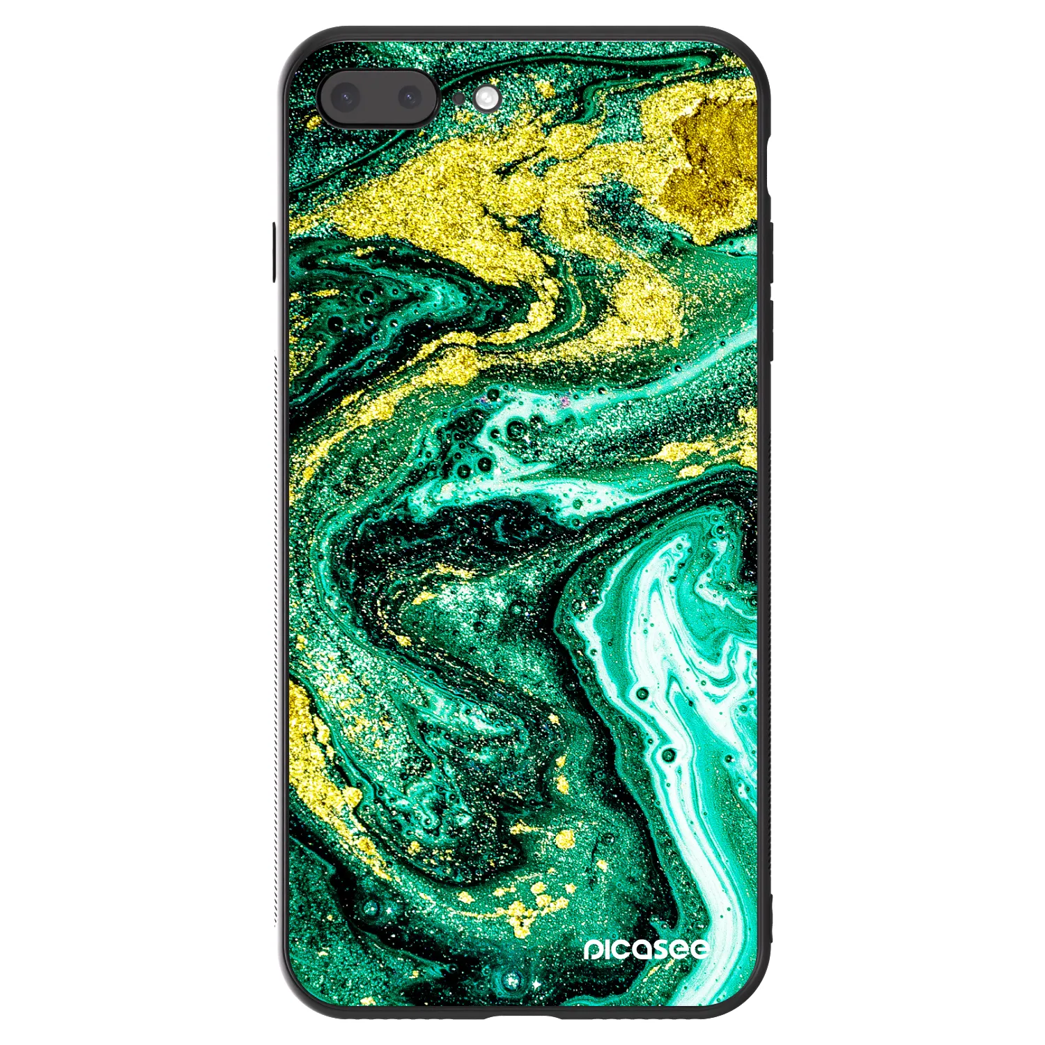 Picasee ULTIMATE CASE na Apple iPhone 8 Plus - Green Gold
