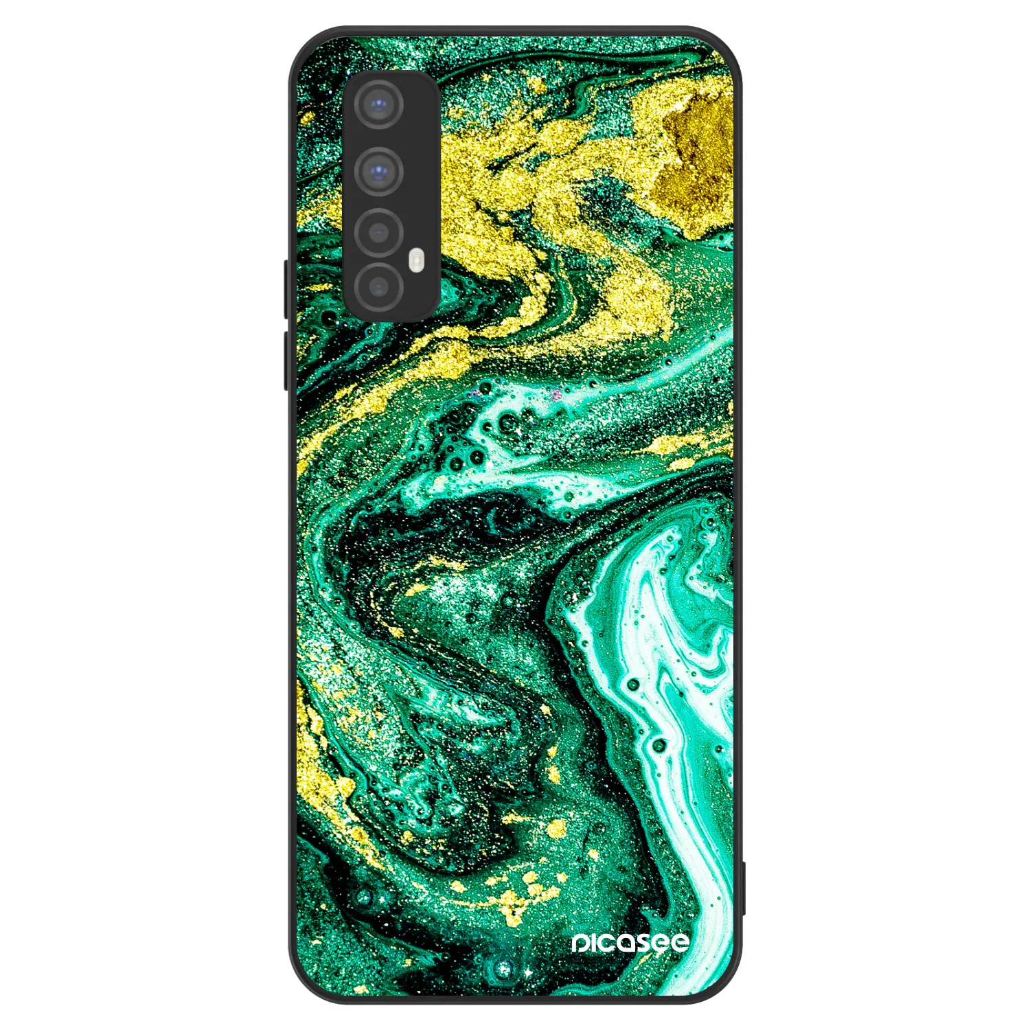 Picasee ULTIMATE CASE na Realme 7 - Green Gold