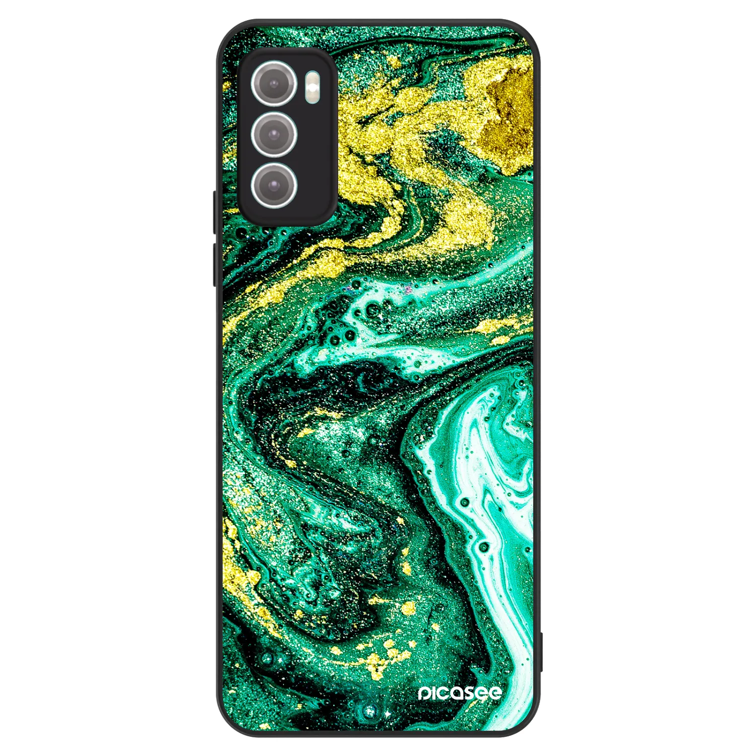 Picasee ULTIMATE CASE na Motorola Moto G60 - Green Gold