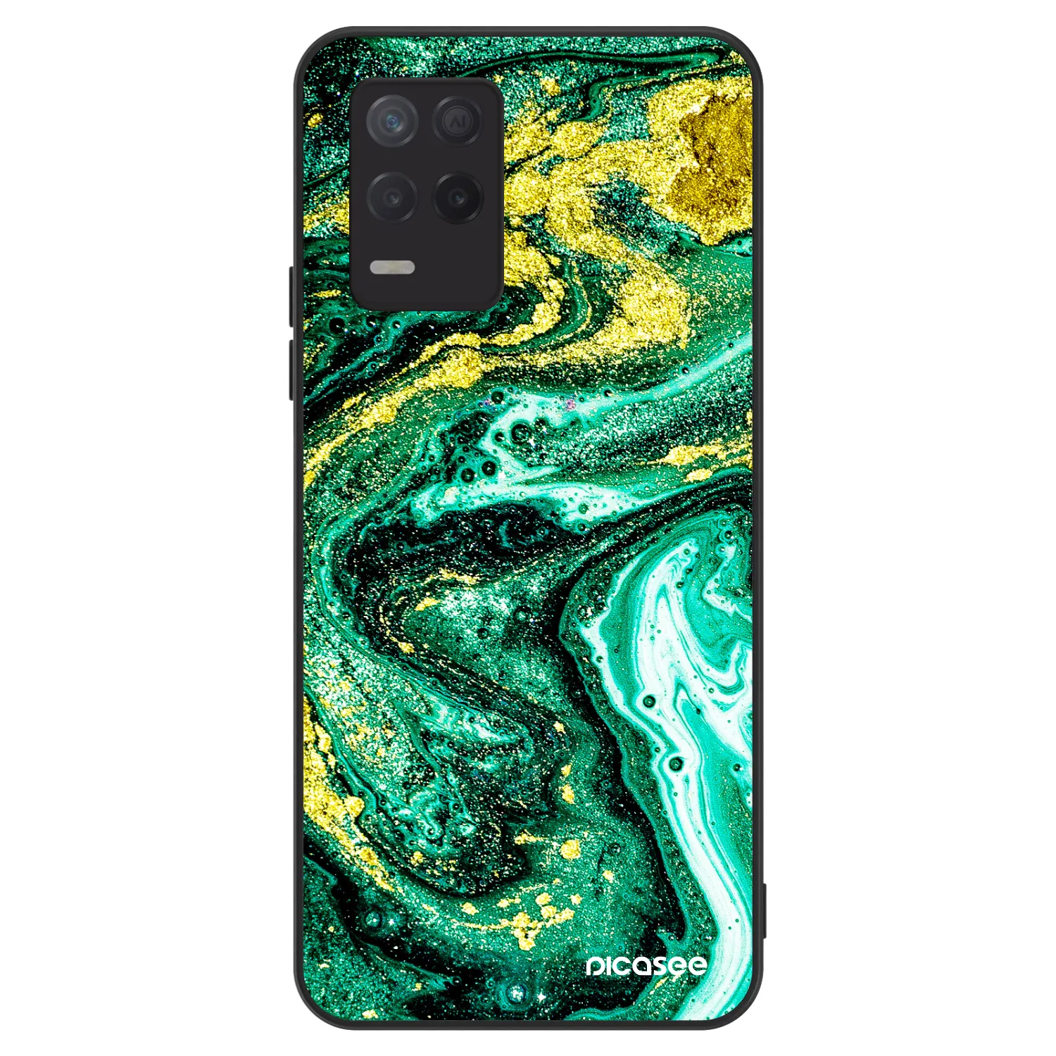 Picasee ULTIMATE CASE na Realme 8 5G - Green Gold