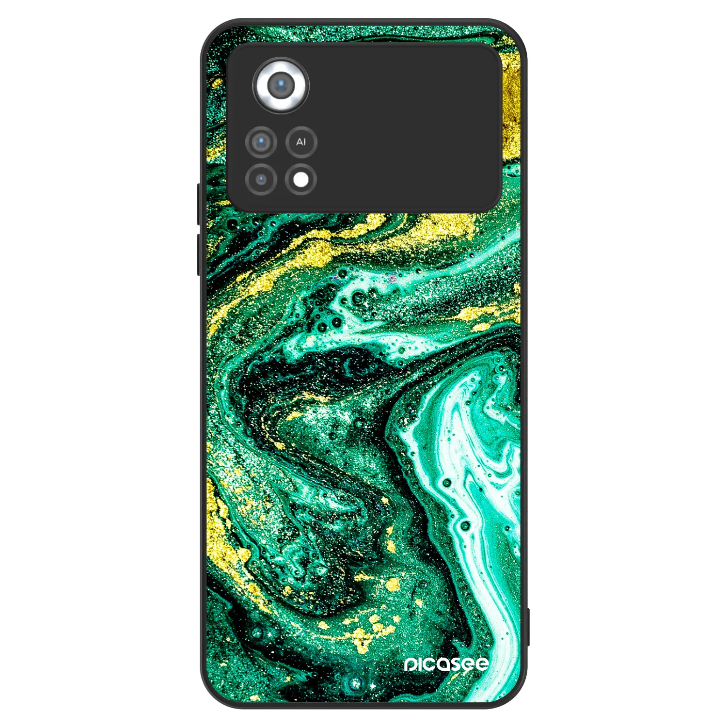 Picasee ULTIMATE CASE na Xiaomi Poco X4 Pro 5G - Green Gold