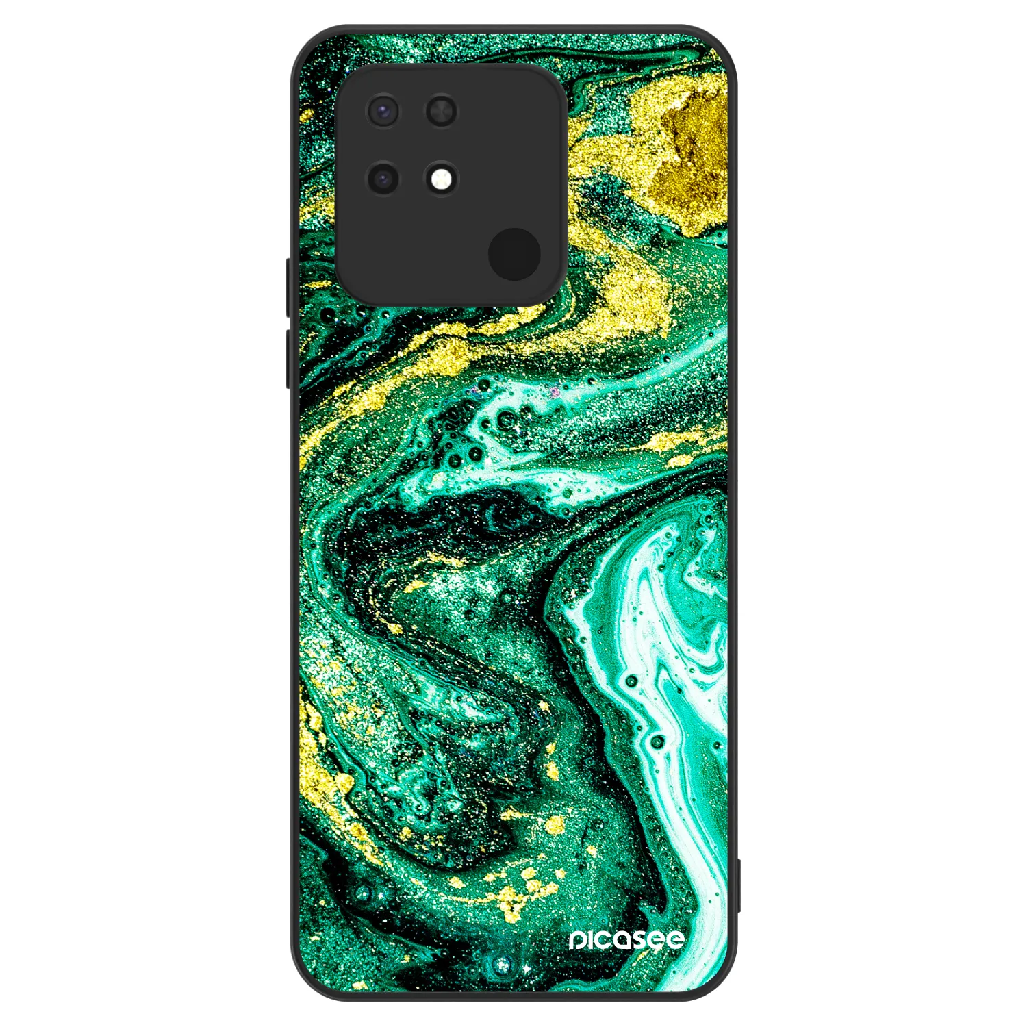 Picasee ULTIMATE CASE na Xiaomi Redmi 10C - Green Gold