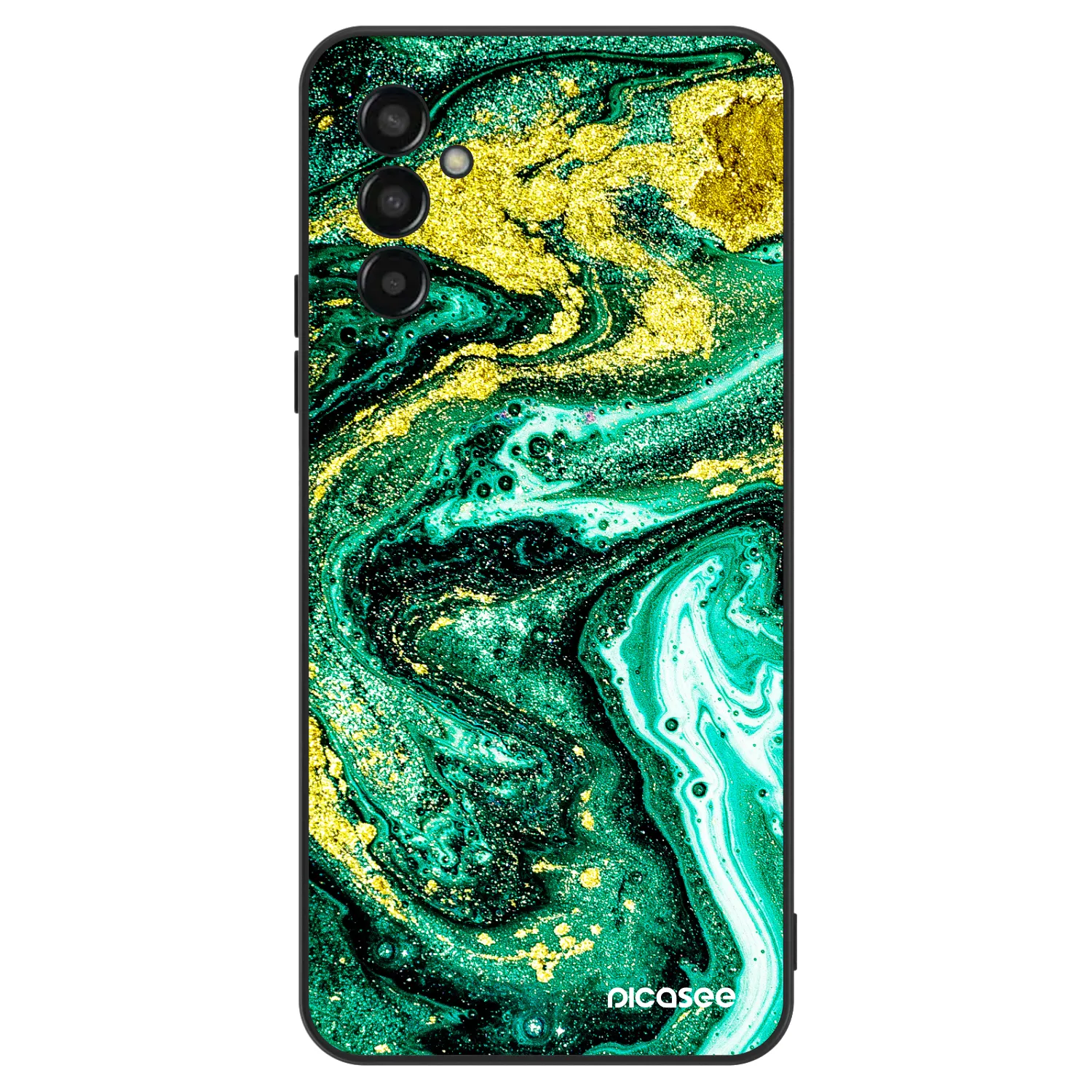 Picasee ULTIMATE CASE na Samsung Galaxy M13 M135F - Green Gold