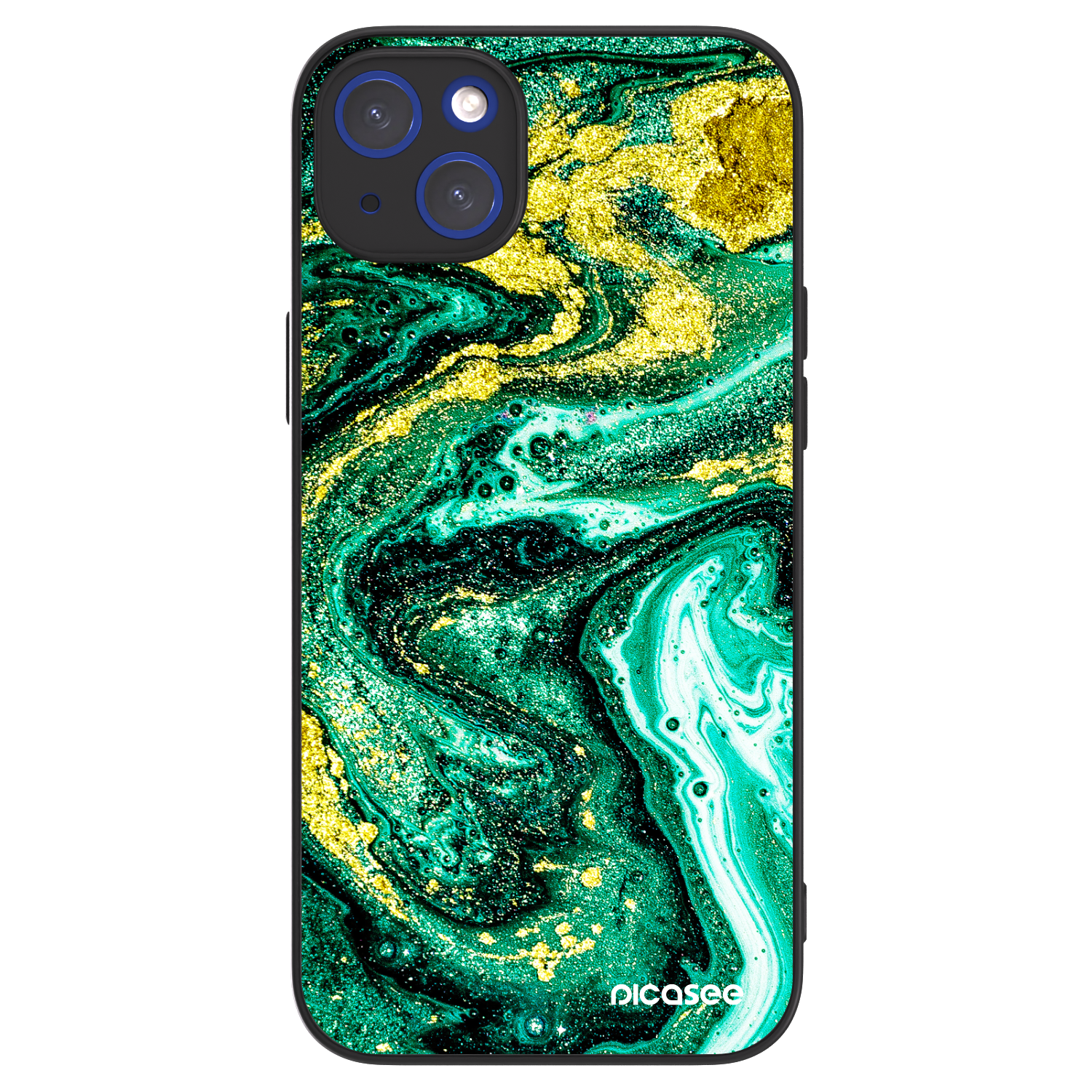 Picasee ULTIMATE CASE MagSafe pro Apple iPhone 14 Plus - Green Gold