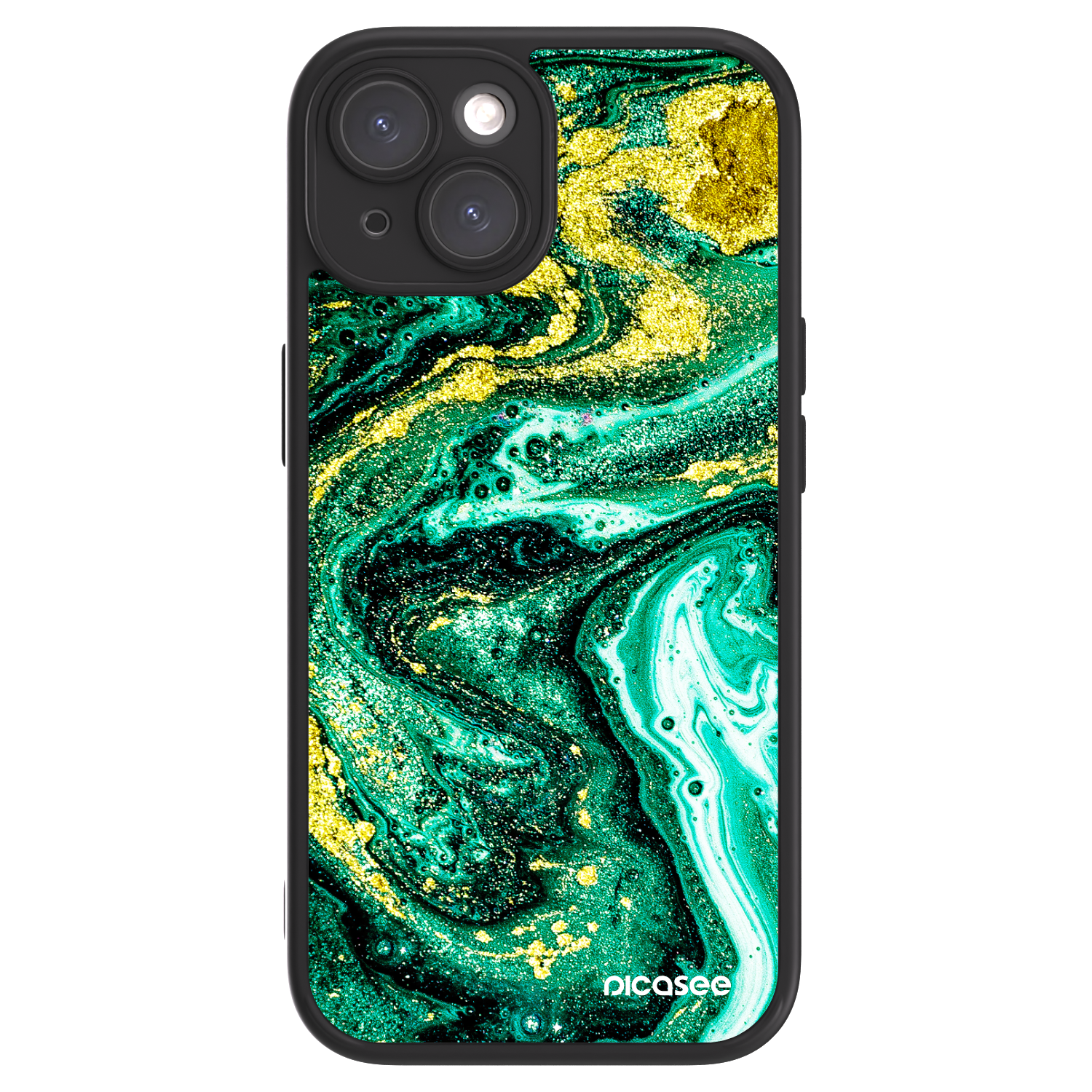 Picasee ULTIMATE CASE na Apple iPhone 15 - Green Gold