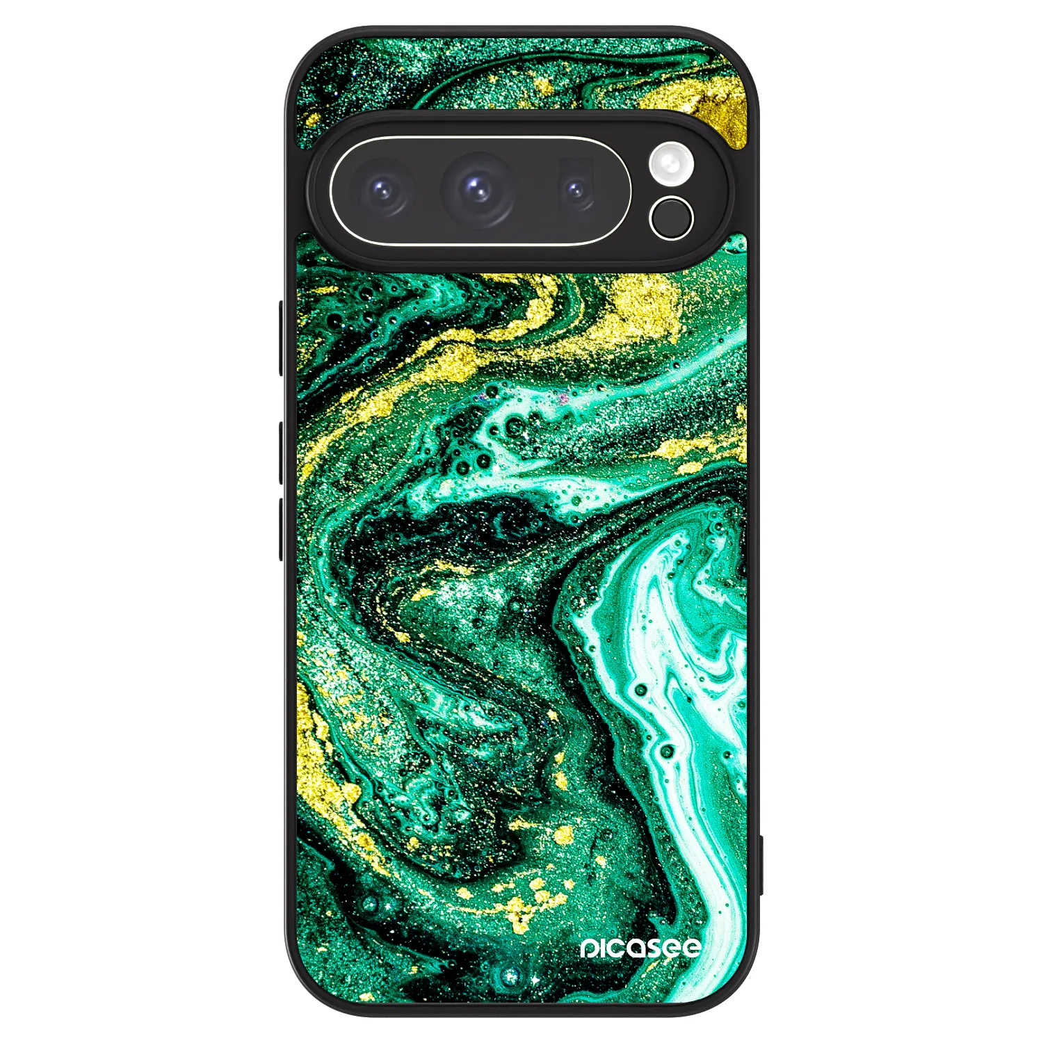 Picasee ULTIMATE CASE na Google Pixel 9 Pro - Green Gold