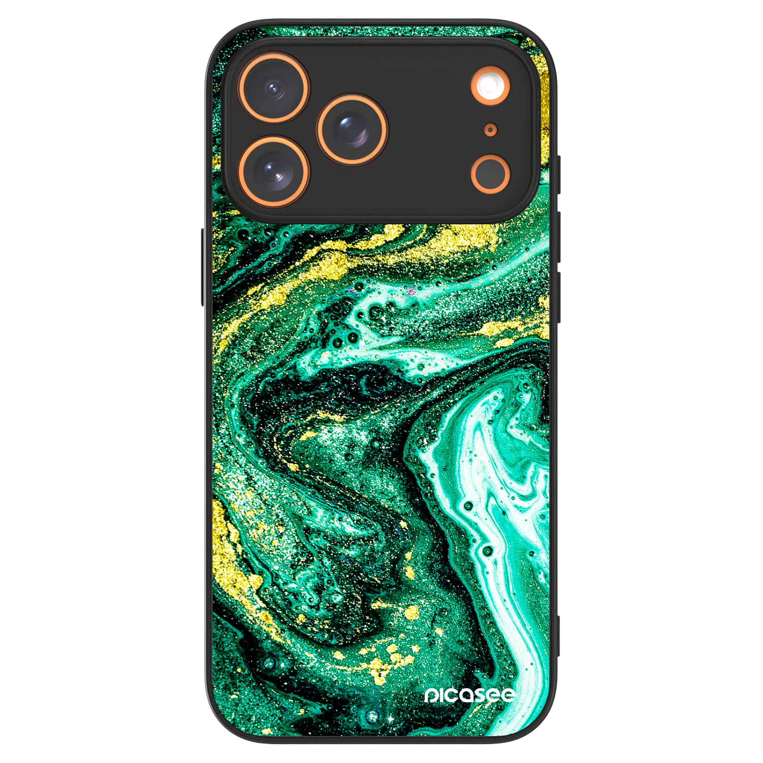 Picasee ULTIMATE CASE MagSafe pro Apple iPhone 17 Pro Max - Green Gold