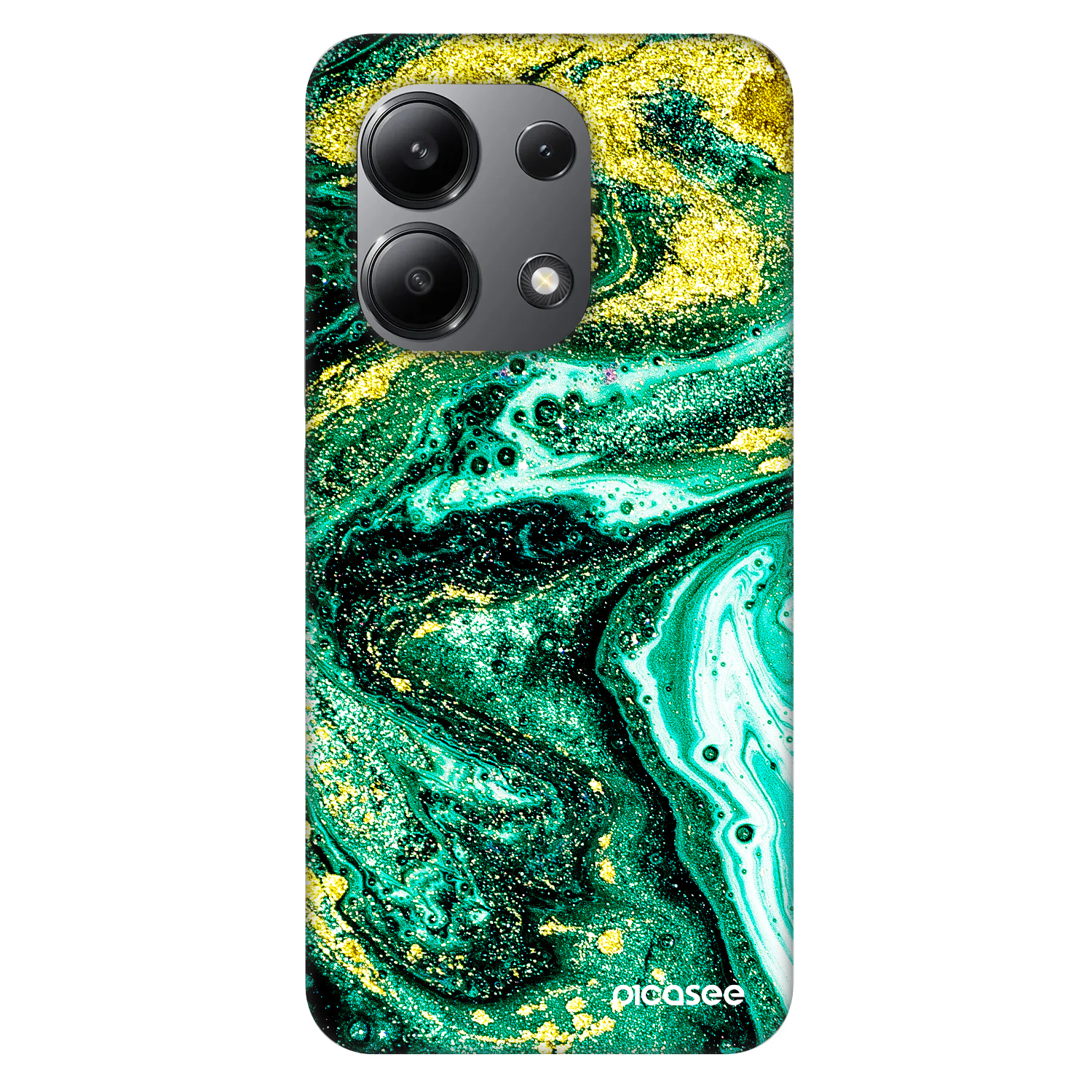 Picasee Fashion Case na Xiaomi Redmi Note 13 4G - Green Gold