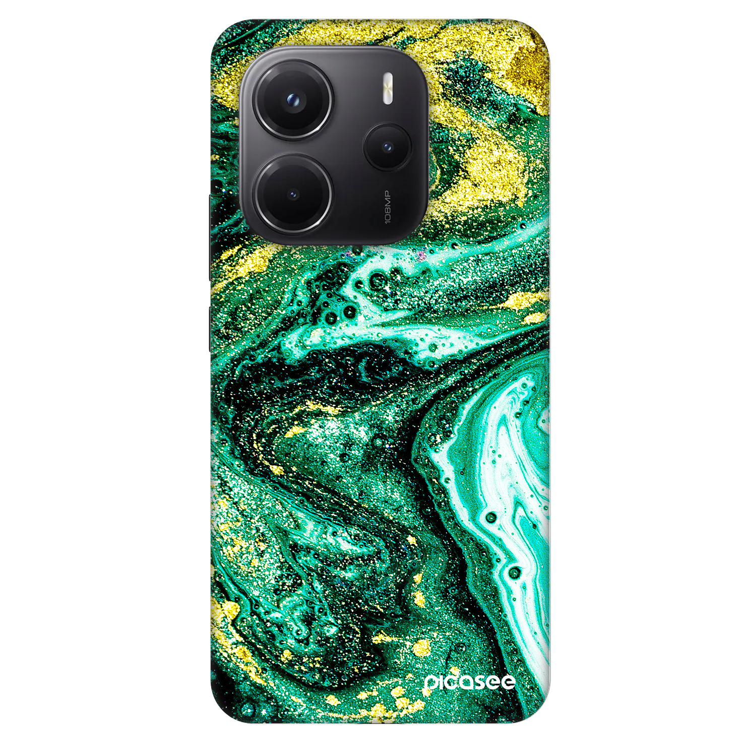 Picasee Fashion Case na Xiaomi Redmi Note 14 4G - Green Gold