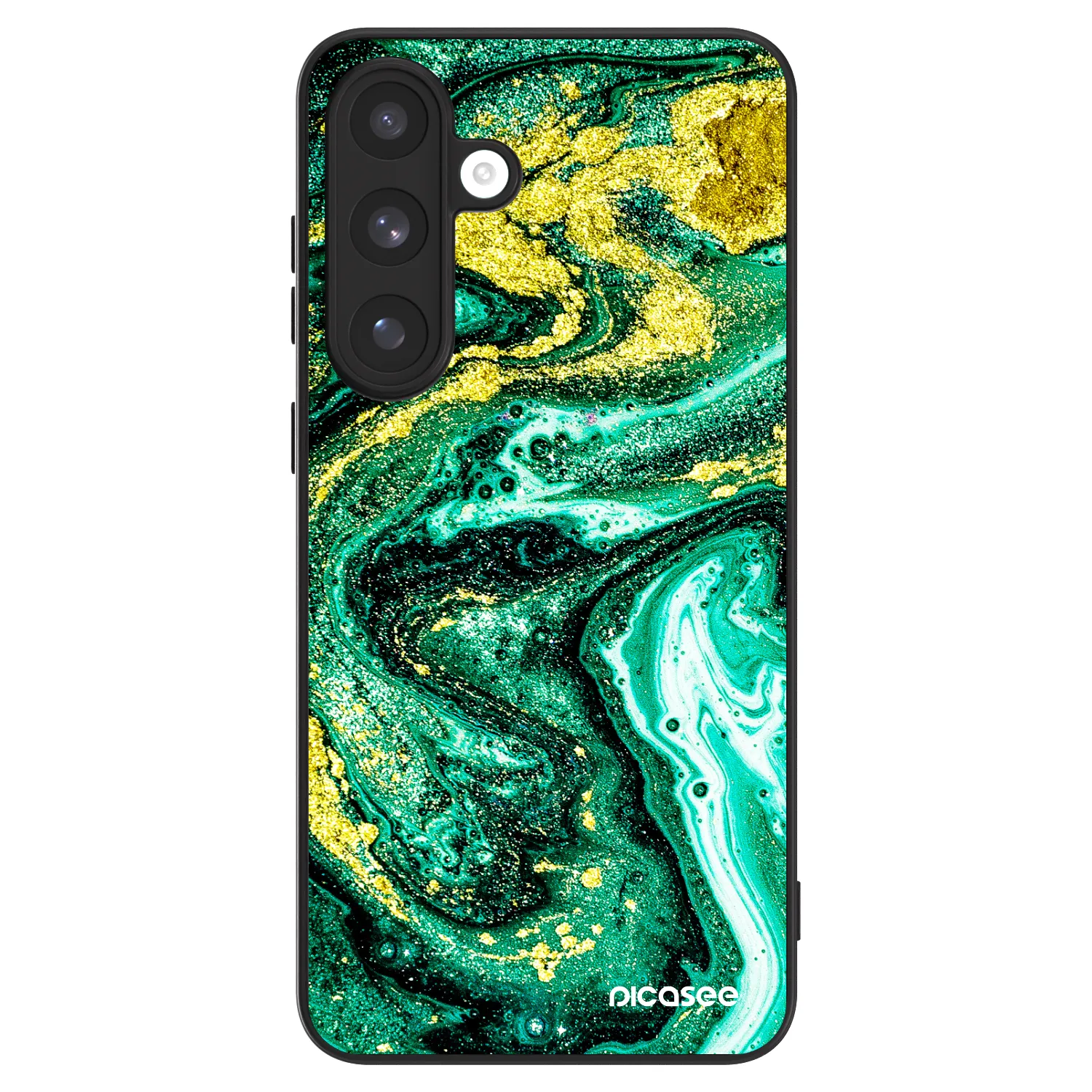 Picasee ULTIMATE CASE PowerShare pro Samsung Galaxy S25 FE 5G - Green Gold