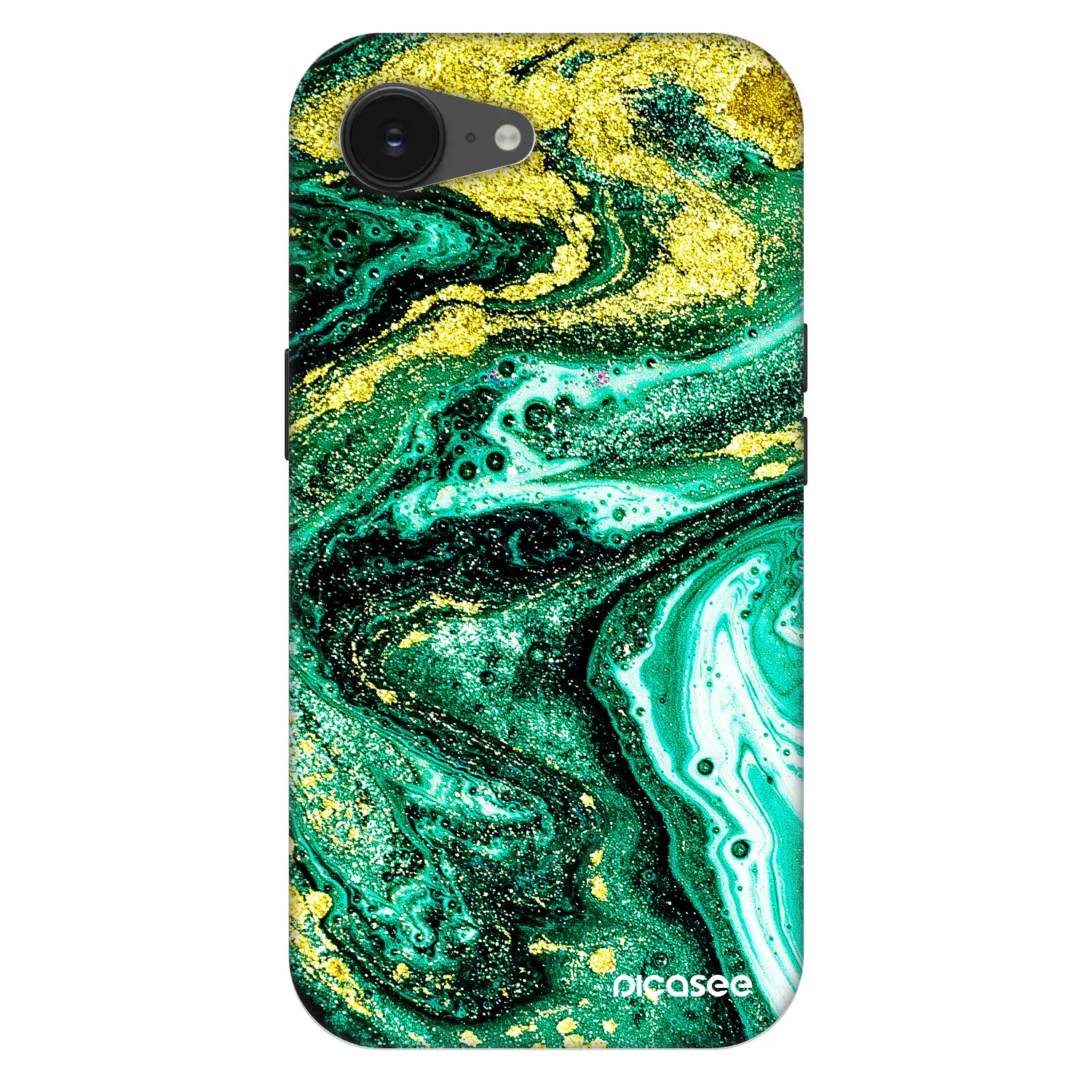 Picasee Fashion Case MagSafe na Apple iPhone 17e - Green Gold