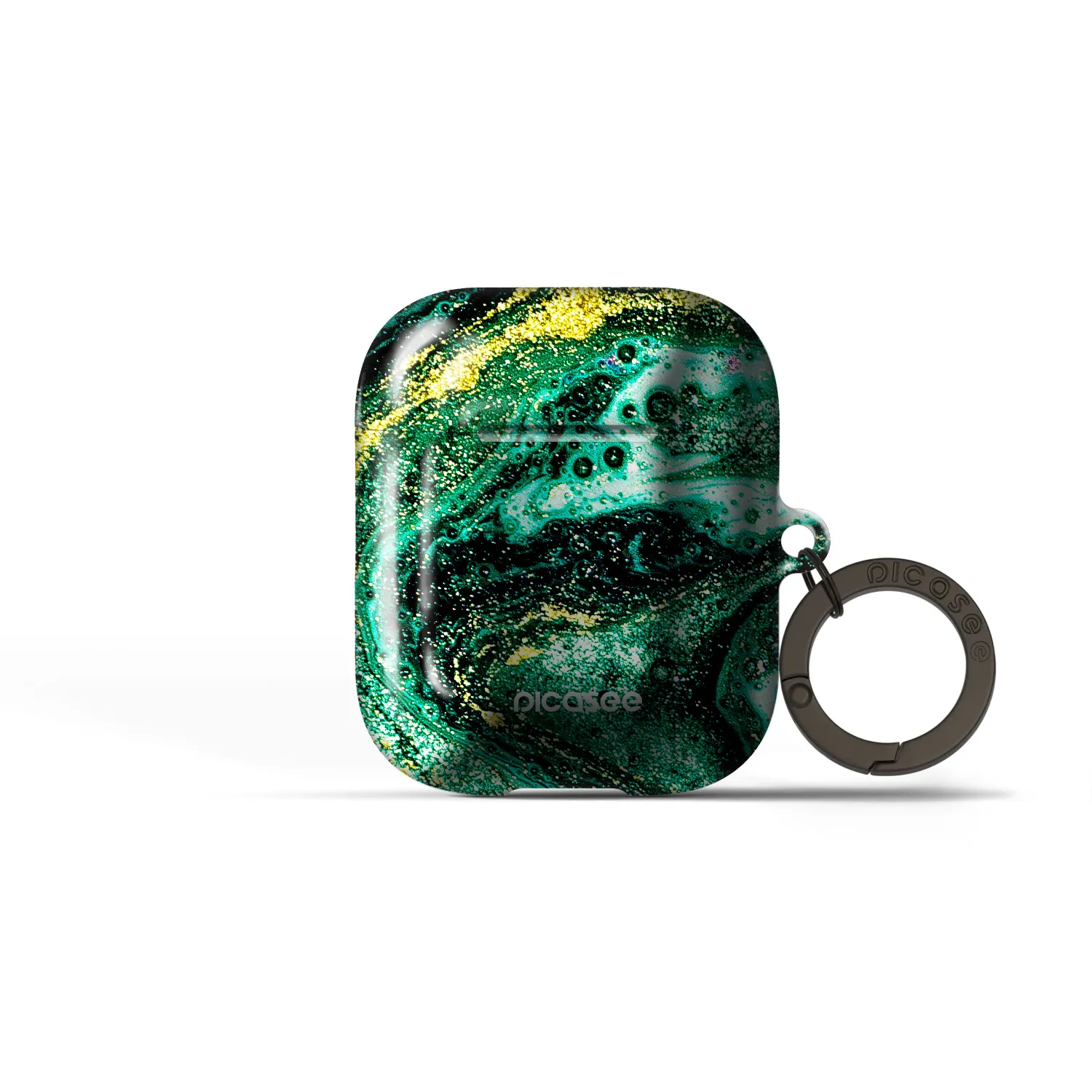 Picasee Obal pro Apple AirPods 1 - Green Gold