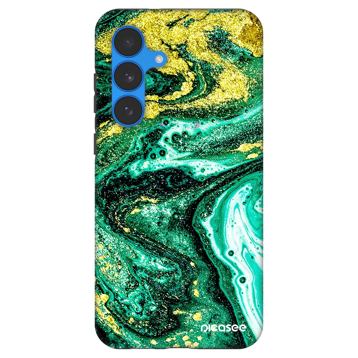 Picasee Fashion Case na Samsung Galaxy S25 FE 5G - Green Gold