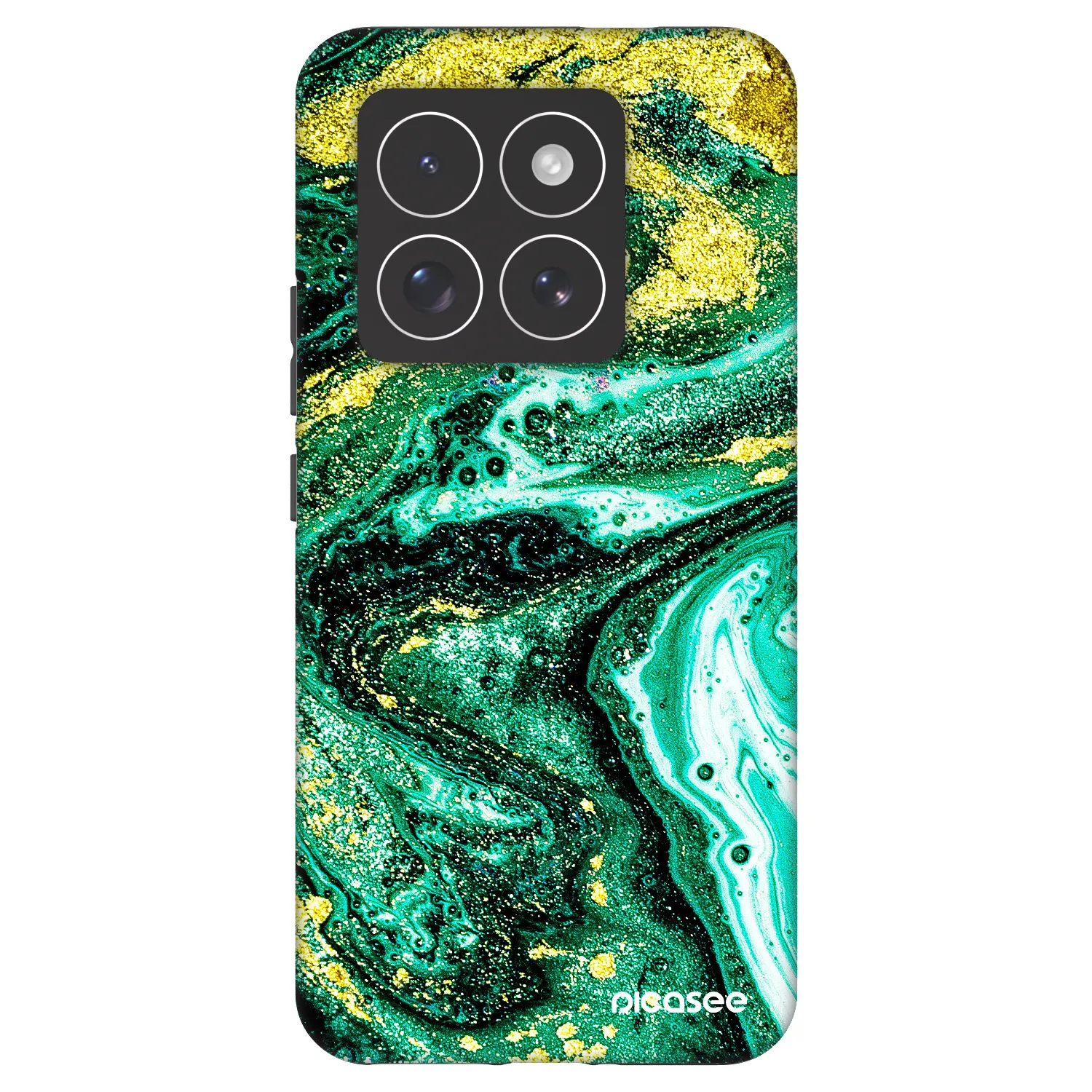 Picasee Fashion Case na Xiaomi 14 Pro - Green Gold