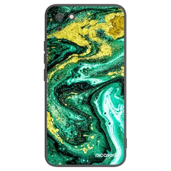 Etui na Huawei Y5P - Green Gold