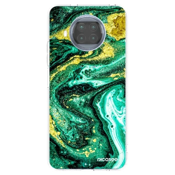 Picasee silikonowe przeźroczyste etui na Xiaomi Mi 10T Lite - Green Gold