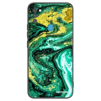 Etui na Samsung Galaxy M11 - Green Gold
