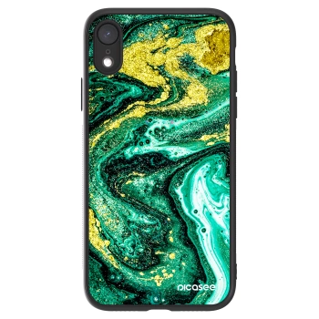 Picasee ULTIMATE CASE na Apple iPhone XR - Green Gold