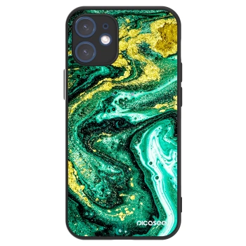 Picasee ULTIMATE CASE na Apple iPhone 12 mini - Green Gold