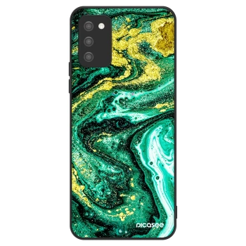 Etui na Samsung Galaxy A02s A025G - Green Gold