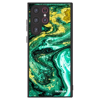 Picasee ULTIMATE CASE na Samsung Galaxy S22 Ultra 5G - Green Gold
