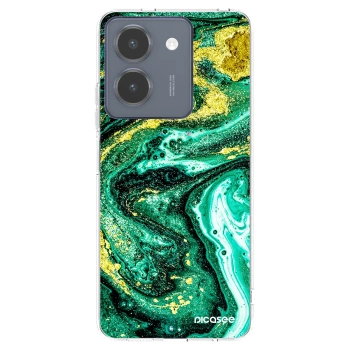 Etui na Vivo Y36 4G - Green Gold