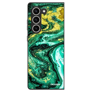 Etui na Samsung Galaxy Z Fold5 5G - Green Gold