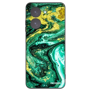 Picasee silikonowe czarne etui na Xiaomi Redmi A5 - Green Gold